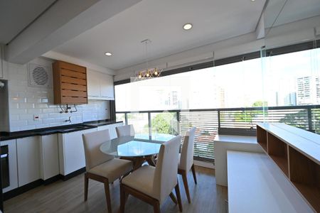Varanda de apartamento à venda com 1 quarto, 49m² em Mirandópolis, São Paulo