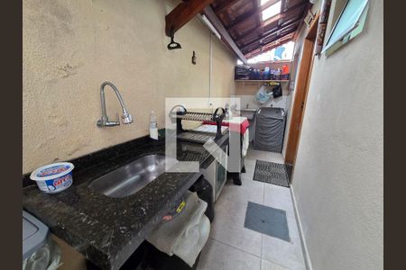 Churrasqueira de casa de condomínio para alugar com 2 quartos, 60m² em Parque das Americas, Praia Grande