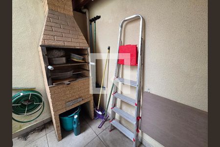 Churrasqueira de casa de condomínio para alugar com 2 quartos, 60m² em Parque das Americas, Praia Grande