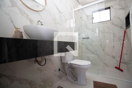 Banheiro de apartamento para alugar com 1 quarto, 64m² em Colônia Agrícola Vereda da Cruz, Brasília