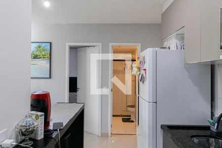 Cozinha de apartamento para alugar com 1 quarto, 34m² em Vila Pierina, São Paulo