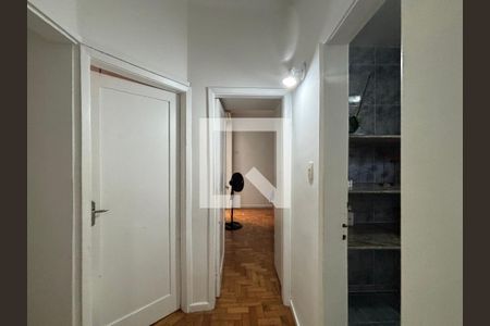 Quarto 2 - corredor de acesso aos cômodos de apartamento para alugar com 2 quartos, 70m² em Botafogo, Rio de Janeiro