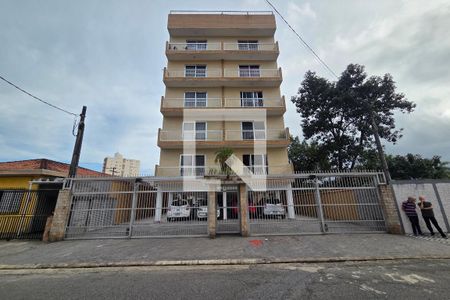 Fachada de apartamento para alugar com 2 quartos, 80m² em Vila Caiçara, Praia Grande