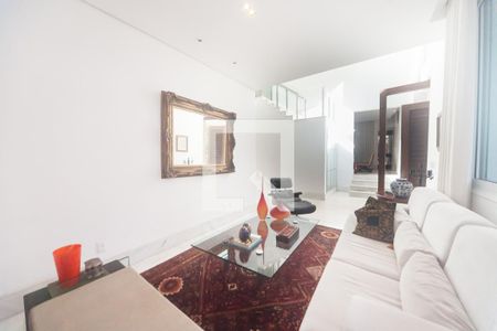 sala de visitas  de casa de condomínio à venda com 4 quartos, 450m² em Ipê, Nova Lima