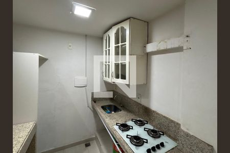 Cozinha de apartamento à venda com 1 quarto, 20m² em Leblon, Rio de Janeiro