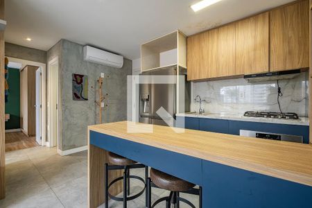 Sala/Cozinha de apartamento para alugar com 2 quartos, 70m² em Jardins, São Paulo