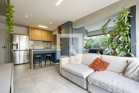 Sala/Cozinha de apartamento para alugar com 2 quartos, 70m² em Jardins, São Paulo