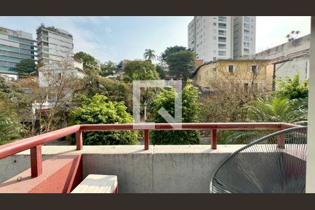 Varanda da Sala de apartamento para alugar com 1 quarto, 79m² em Jardim das Bandeiras, São Paulo
