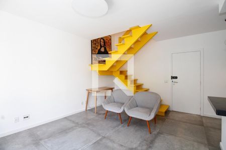 Sala de apartamento à venda com 1 quarto, 79m² em Jardim das Bandeiras, São Paulo