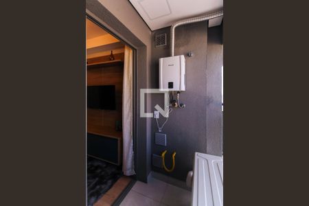 Varanda da Sala/Cozinha de apartamento para alugar com 2 quartos, 50m² em Quarta Parada, São Paulo