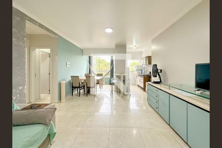 Sala de TV de apartamento para alugar com 2 quartos, 62m² em Ingleses Norte, Florianópolis