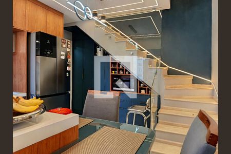 Pavimento inferior - Cozinha de apartamento para alugar com 1 quarto, 85m² em Paraíso, São Paulo