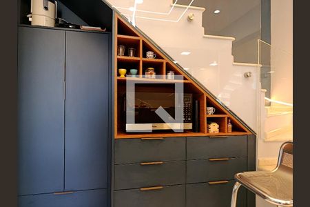 Pavimento inferior - Cozinha de apartamento para alugar com 1 quarto, 85m² em Paraíso, São Paulo