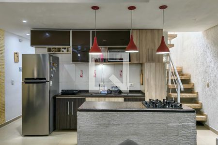 Cozinha  de casa para alugar com 3 quartos, 150m² em Canto do Forte, Praia Grande