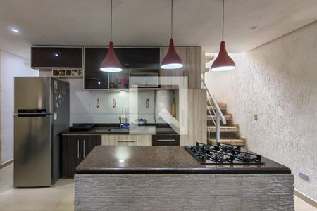 Cozinha  de casa para alugar com 3 quartos, 150m² em Canto do Forte, Praia Grande