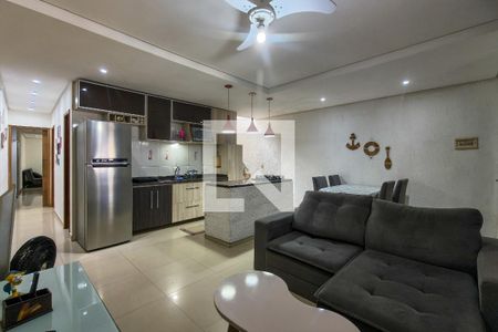 Sala de casa para alugar com 3 quartos, 150m² em Canto do Forte, Praia Grande