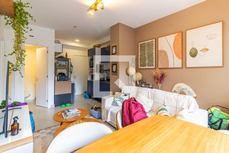 Sala/Cozinha de apartamento para alugar com 1 quarto, 45m² em Pinheiros, São Paulo