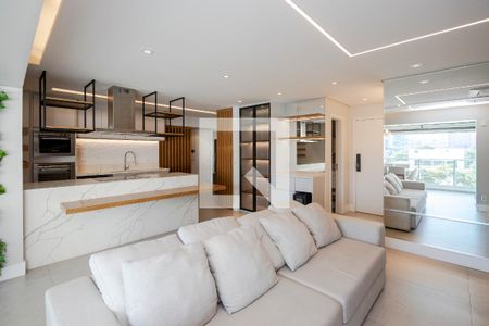 Sala de apartamento para alugar com 3 quartos, 140m² em Vila Gertrudes, São Paulo
