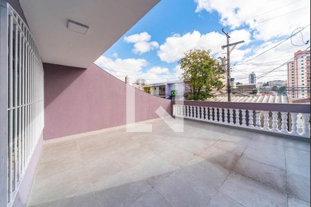 Varanda da Sala de casa à venda com 4 quartos, 198m² em Vila Floresta, Santo André
