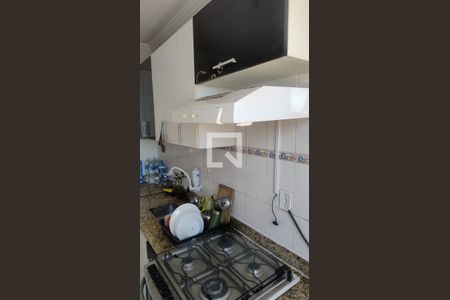 Cozinha de apartamento para alugar com 2 quartos, 71m² em Maracanã, Praia Grande