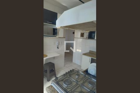 Cozinha de apartamento para alugar com 2 quartos, 71m² em Maracanã, Praia Grande