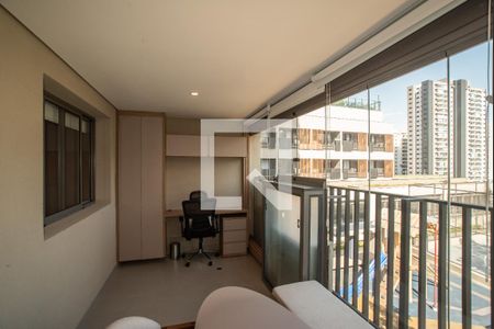 Varanda de apartamento para alugar com 1 quarto, 40m² em Vila Clementino, São Paulo