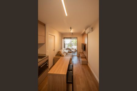 Sala de apartamento para alugar com 1 quarto, 40m² em Vila Clementino, São Paulo