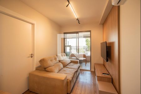 Sala de apartamento para alugar com 1 quarto, 40m² em Vila Clementino, São Paulo
