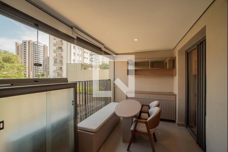 Varanda de apartamento para alugar com 1 quarto, 40m² em Vila Clementino, São Paulo