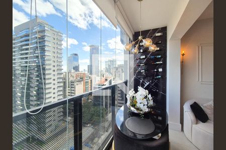 Varanda de apartamento à venda com 1 quarto, 31m² em Vila Olímpia, São Paulo