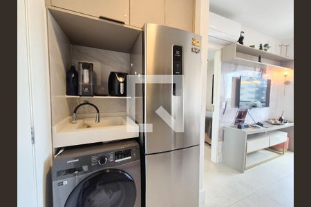 Cozinha/Área de Serviço de apartamento à venda com 1 quarto, 31m² em Vila Olímpia, São Paulo