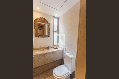 Lavabo na Sala de apartamento à venda com 4 quartos, 172m² em Sion, Belo Horizonte