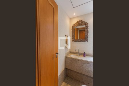 Lavabo na Sala de apartamento à venda com 4 quartos, 172m² em Sion, Belo Horizonte