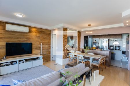 Sala e varanda extendida de apartamento à venda com 2 quartos, 85m² em Jardim Santo Elias, São Paulo