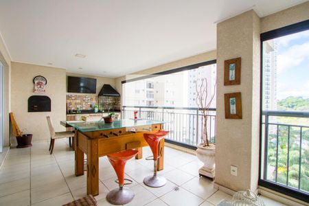 Varanda gourmet de apartamento à venda com 3 quartos, 236m² em Vila Gilda, Santo André