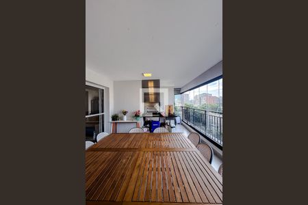 Varanda da Sala de apartamento à venda com 3 quartos, 123m² em Brás, São Paulo
