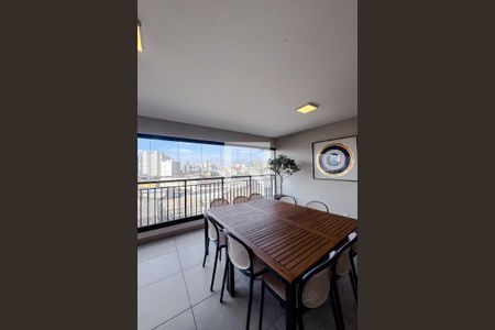 Varanda da Sala de apartamento à venda com 3 quartos, 123m² em Brás, São Paulo