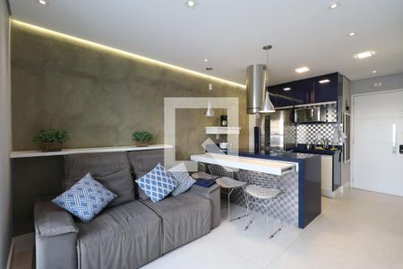 Sala/Cozinha de apartamento para alugar com 1 quarto, 50m² em Parque Industrial Tomas Edson, São Paulo