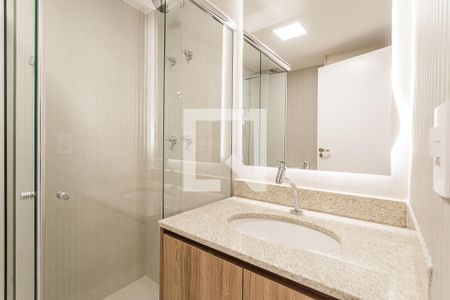 Banheiro de kitnet/studio à venda com 1 quarto, 31m² em Vila Nova Conceição, São Paulo