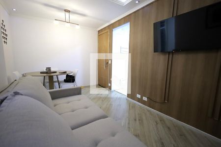 Sala de apartamento à venda com 3 quartos, 63m² em Vila Homero Thon, Santo André