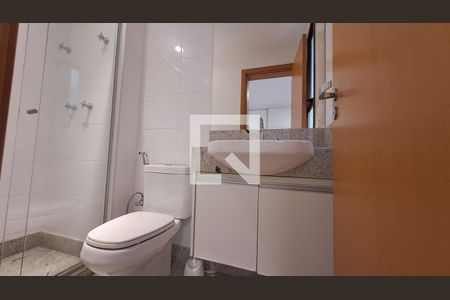 Banheiro da Suíte de apartamento para alugar com 3 quartos, 83m² em Funcionários, Belo Horizonte