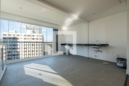 Sala/Cozinha de apartamento para alugar com 2 quartos, 91m² em Sumaré, São Paulo