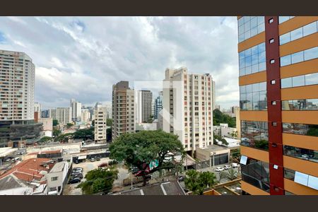 Vista da Varanda de kitnet/studio para alugar com 1 quarto, 25m² em Pinheiros, São Paulo