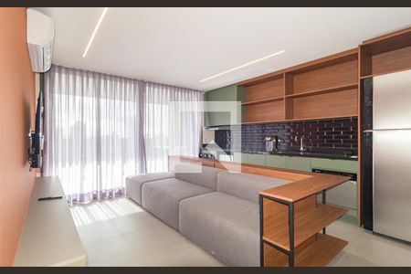 Sala de Estar de apartamento para alugar com 2 quartos, 109m² em Jardim Analia Franco, São Paulo