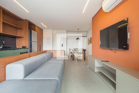 Sala de Estar de apartamento para alugar com 2 quartos, 109m² em Jardim Analia Franco, São Paulo