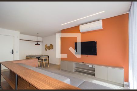 Sala de Estar de apartamento para alugar com 2 quartos, 109m² em Jardim Analia Franco, São Paulo