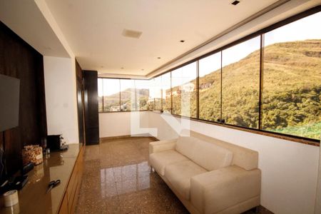 sala de apartamento à venda com 4 quartos, 140m² em Buritis, Belo Horizonte