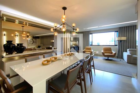 Sala de Jantar de apartamento à venda com 4 quartos, 216m² em Cidade Nova, Belo Horizonte