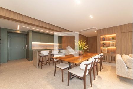 Sala de apartamento para alugar com 3 quartos, 105m² em Jardim das Acacias, São Paulo