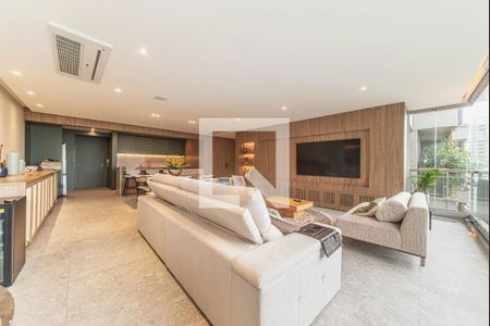 Sala de apartamento para alugar com 3 quartos, 105m² em Jardim das Acacias, São Paulo